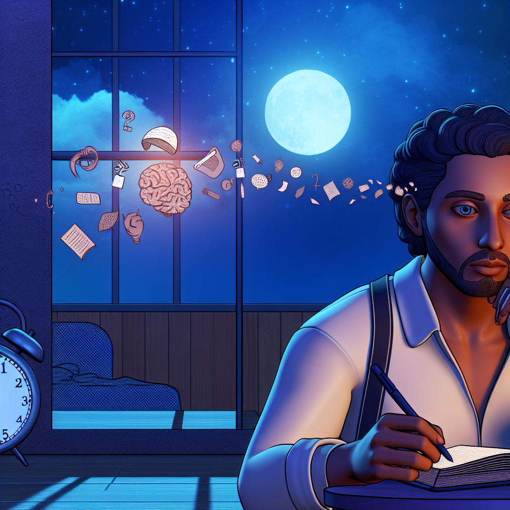 The Pre-Sleep Cognitive Unload Method – A Structured Writing Exercise to Halt Nighttime Rumination