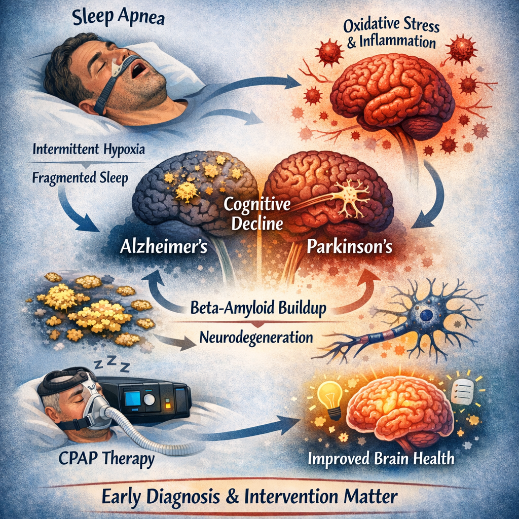 The Neural Pathways Between Sleep Apnea and Neurodegeneration Breaking the Silent Link