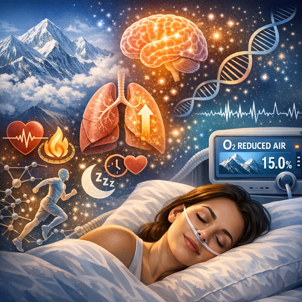 **Revolutionary Low-Oxygen Therapy: Can Mimicking Altitude Elevate Sleep Health and Longevity?**