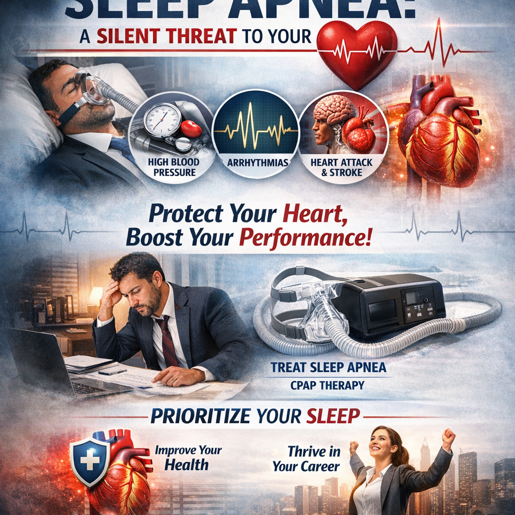 **Breaking the Silence: How Sleep Apnea is the Hidden Catalyst for Cardiovascular Disease in High-Performing Professionals**